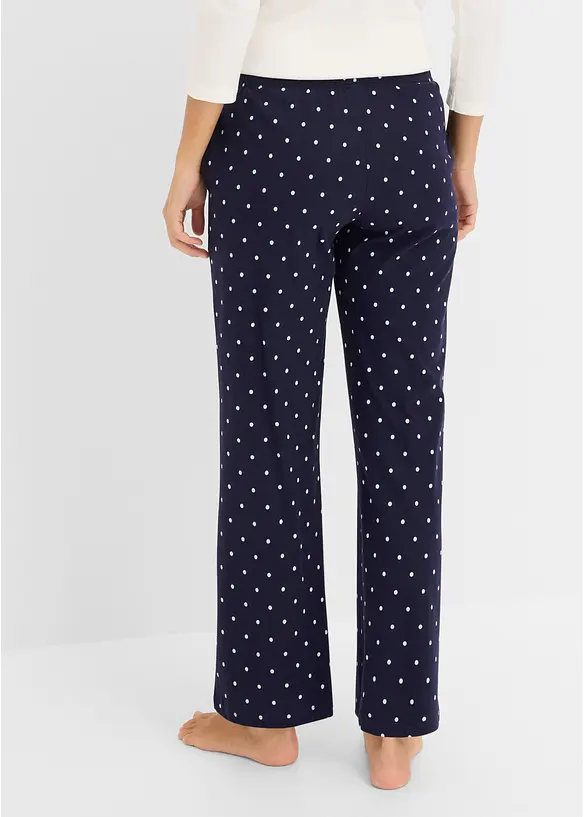 L&aring;ng pyjamasbyxa i bomull (2-pack), bonprix