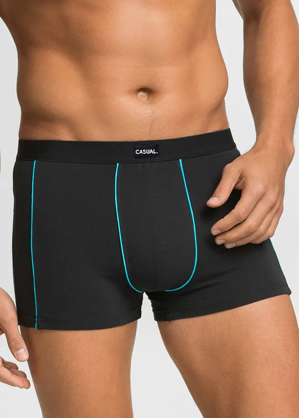 Boxerkalsong med bomull (3-pack) tajt, bonprix