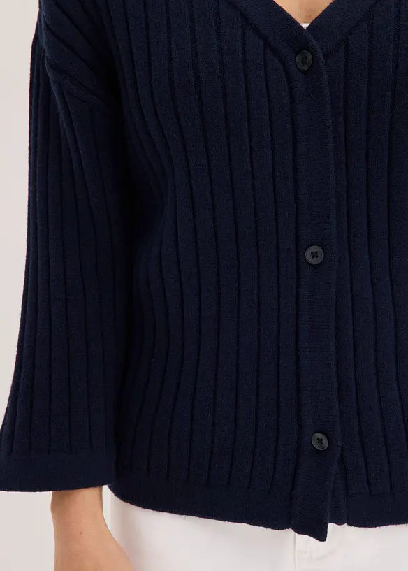 Cardigan i viskosmix, bonprix