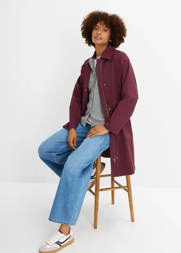 Trenchcoat i vattenavvisande material, bonprix
