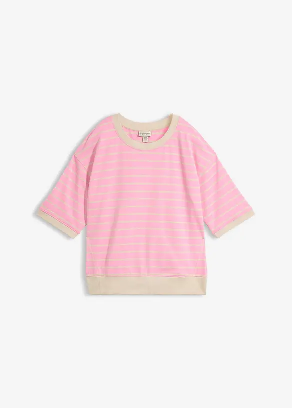 Ledig sweatshirt i bomullsmix, bonprix