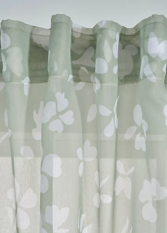 Gardin med l&auml;tt struktur (1-pack), bonprix