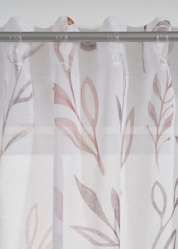 Gardin med &aring;tervunnen polyester (1-pack), bonprix