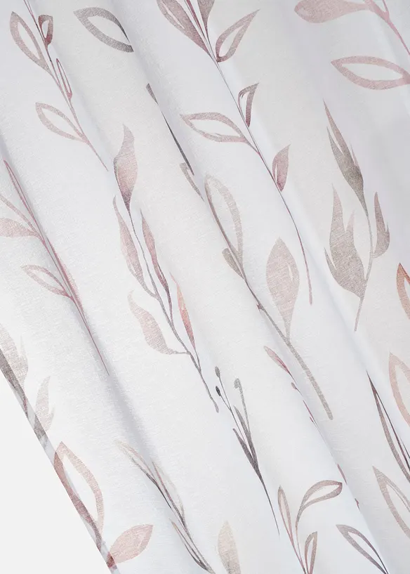 Gardin med &aring;tervunnen polyester (1-pack), bonprix