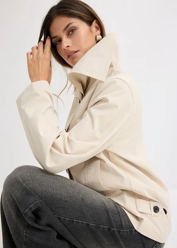 Kort trenchcoat, bonprix