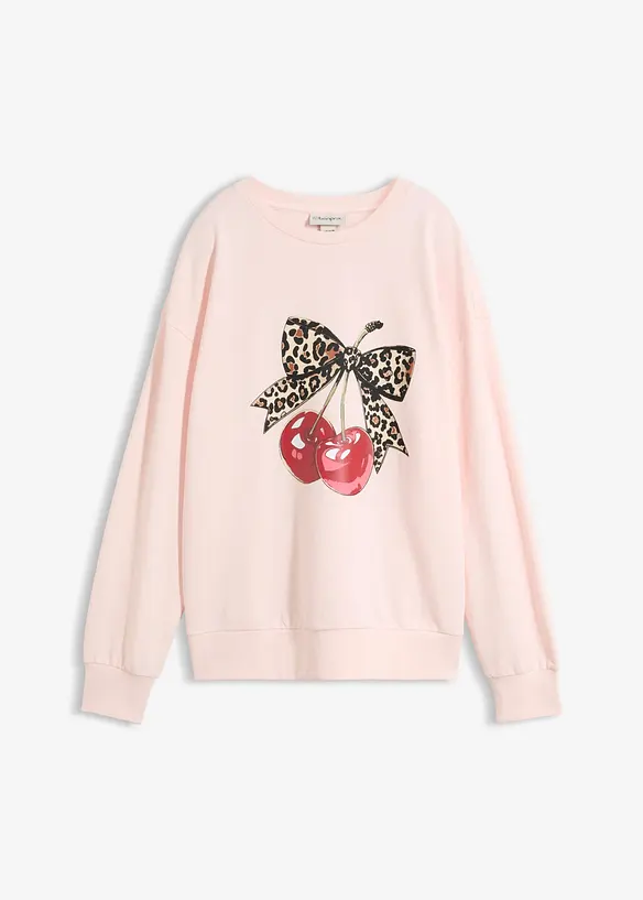 Vid sweatshirt i ekologisk bomull, bonprix