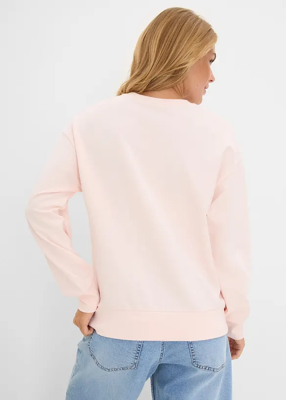 Vid sweatshirt i ekologisk bomull, bonprix