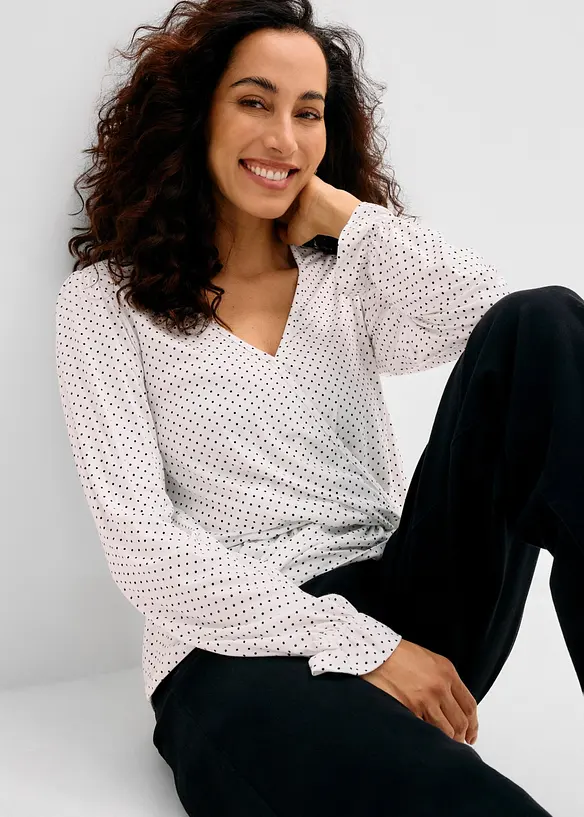 Topp med omlottlook, bonprix