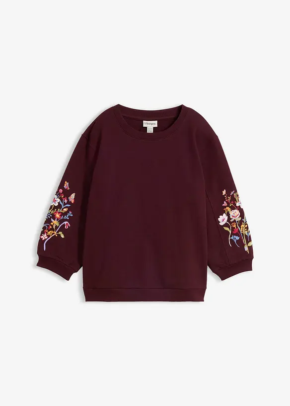 Sweatshirt i ekologisk bomull, bonprix
