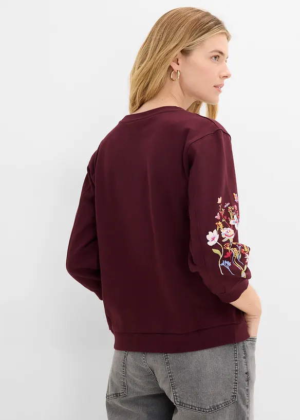 Sweatshirt i ekologisk bomull, bonprix