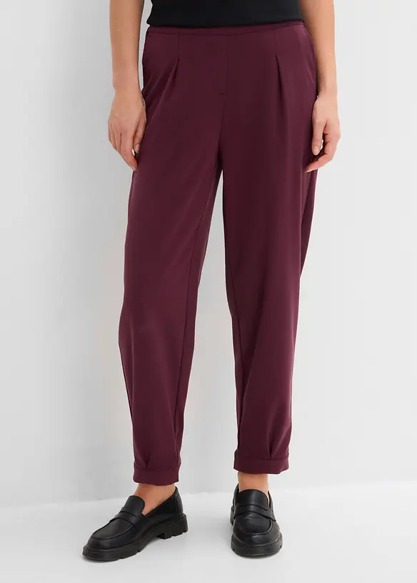 Byxa med viskos i kort modell, bonprix