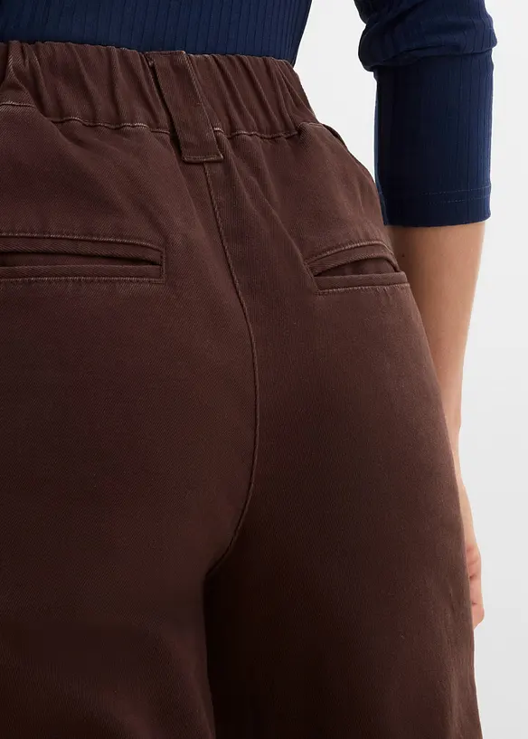Twillbyxa av stretchig bomull, bonprix