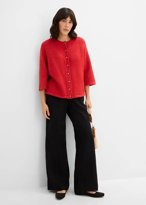 Cardigan med 3/4-&auml;rm, bonprix