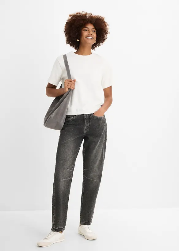 Mom-jeans High Waist, bonprix