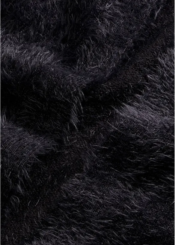 L&aring;ng cardigan med fluffig stil, bonprix