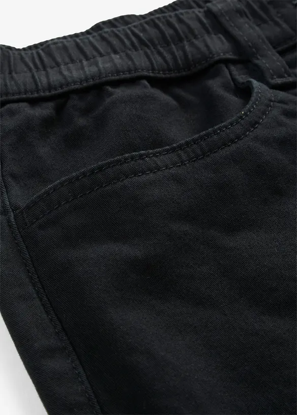 Mom-twillbyxa med h&ouml;g midja, av bomullsmix, bonprix