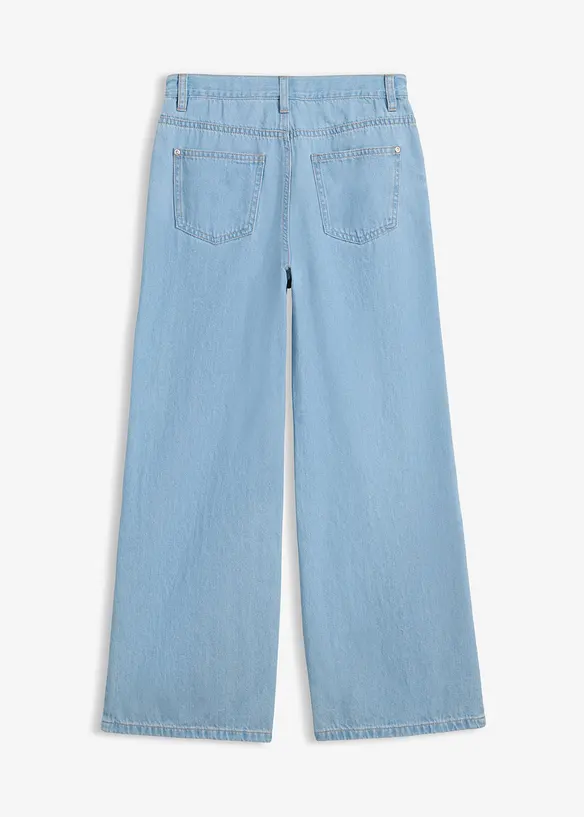 Wide Leg Jeans Mid Waist, bonprix