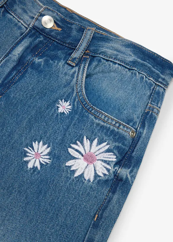 Wide Leg Jeans Mid Waist, bonprix