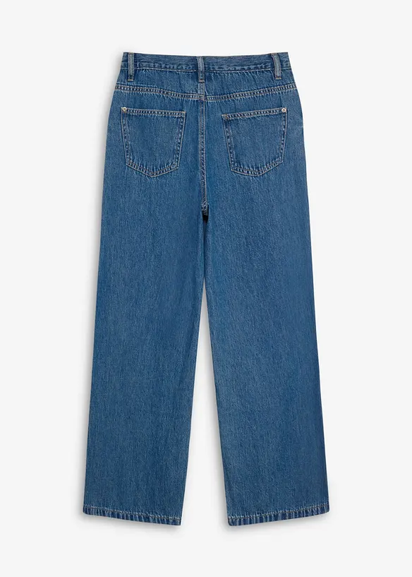 Wide Leg Jeans Mid Waist, bonprix