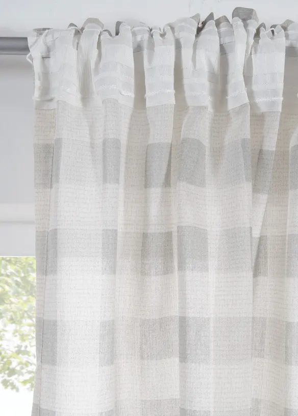 Gardinl&auml;ngd i &aring;tervunnen polyester (1-pack), bonprix