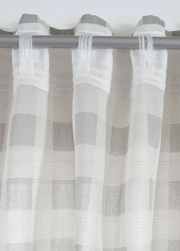 Gardinl&auml;ngd i &aring;tervunnen polyester (1-pack), bonprix