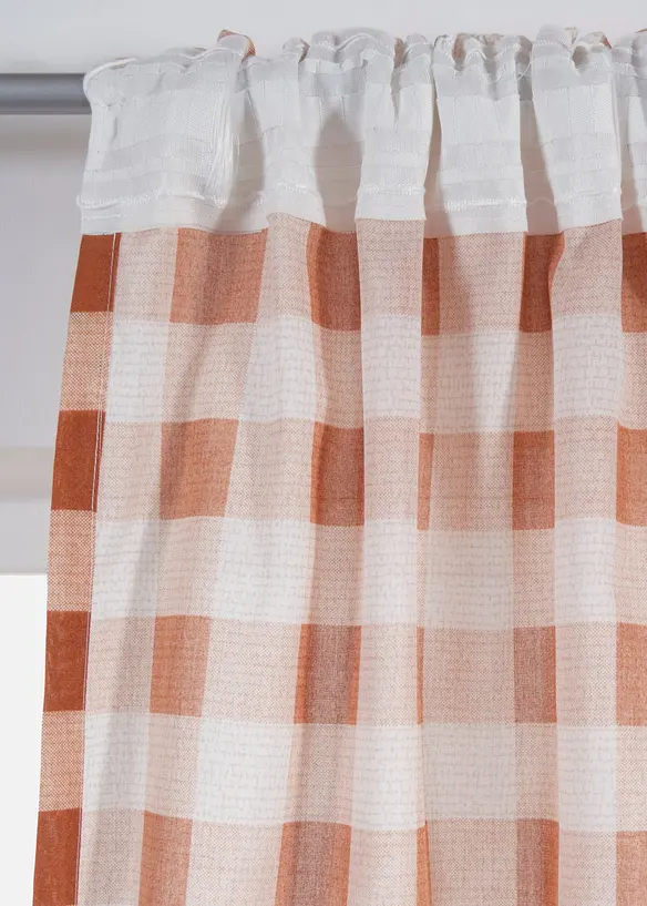 Gardinl&auml;ngd i &aring;tervunnen polyester (1-pack), bonprix