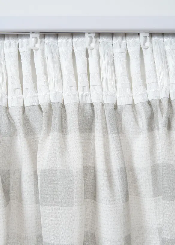 Gardinl&auml;ngd i &aring;tervunnen polyester (1-pack), bonprix