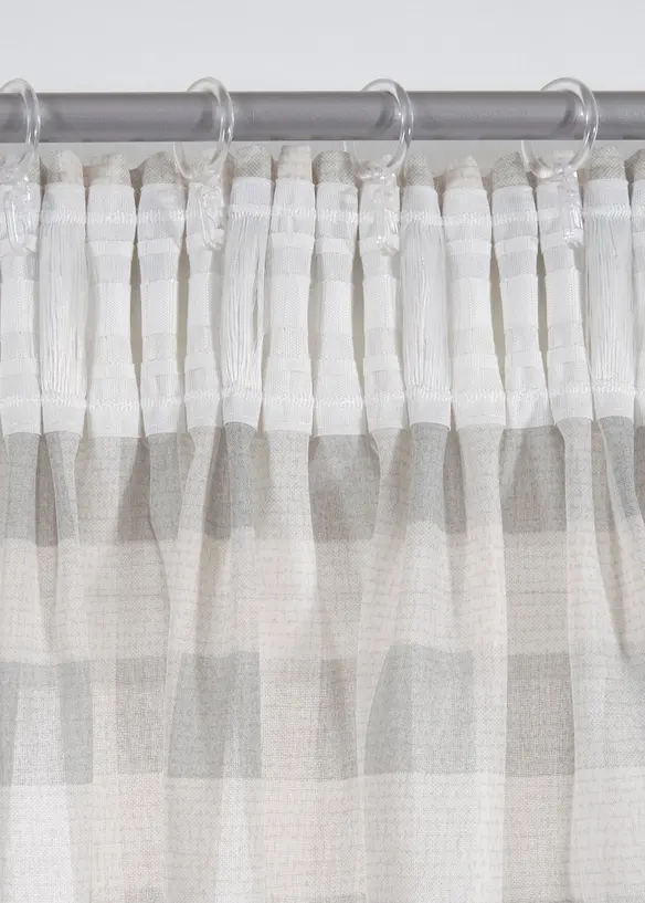 Gardinl&auml;ngd i &aring;tervunnen polyester (1-pack), bonprix