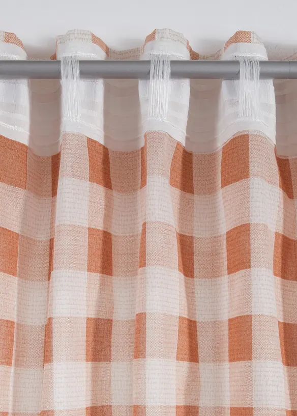 Gardinl&auml;ngd i &aring;tervunnen polyester (1-pack), bonprix
