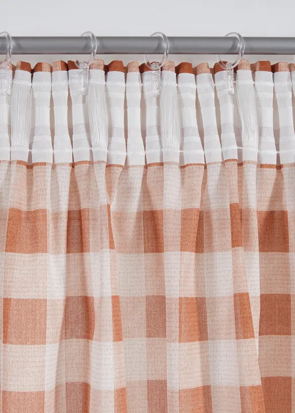 Gardinl&auml;ngd i &aring;tervunnen polyester (1-pack), bonprix