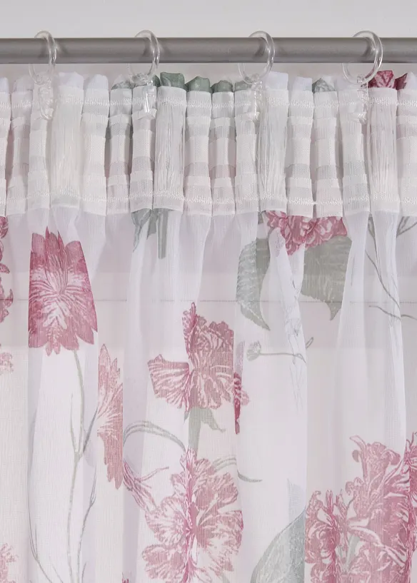 Gardin med l&auml;tt struktur (1-pack), bonprix
