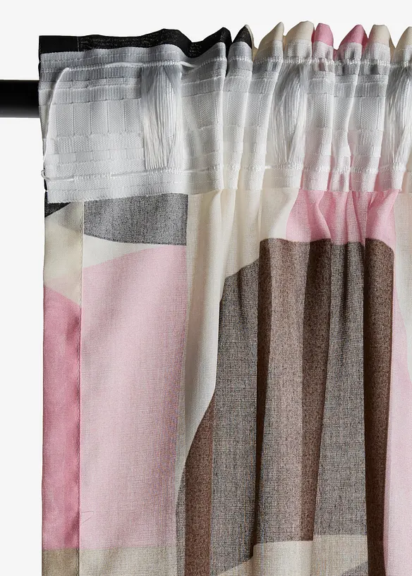 Gardinl&auml;ngd av &aring;tervunnen polyester (1-pack), bonprix