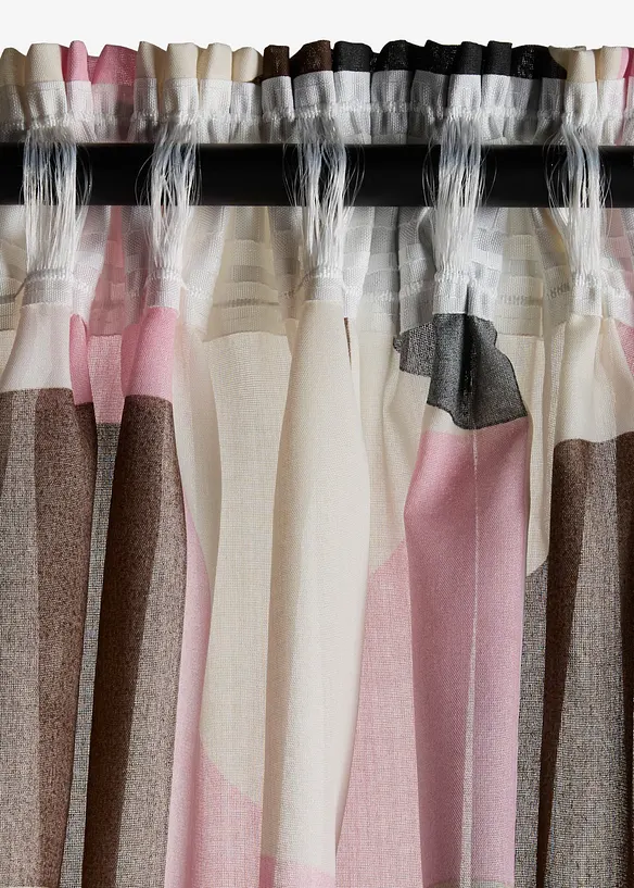 Gardinl&auml;ngd av &aring;tervunnen polyester (1-pack), bonprix