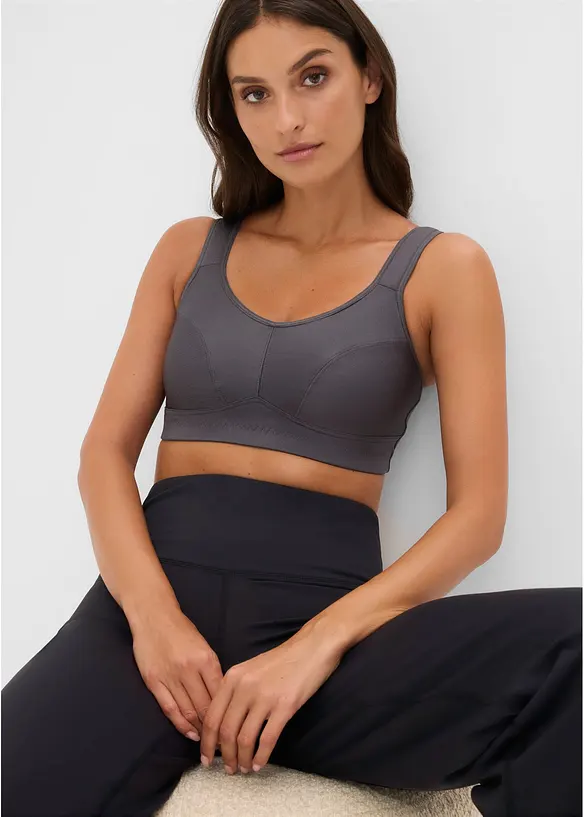 Sport-BH med medelh&ouml;gt st&ouml;d (2-pack), bonprix