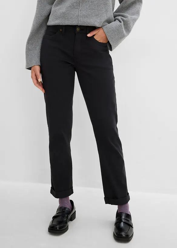 Straight Jeans Mid Waist, Stretch, bonprix