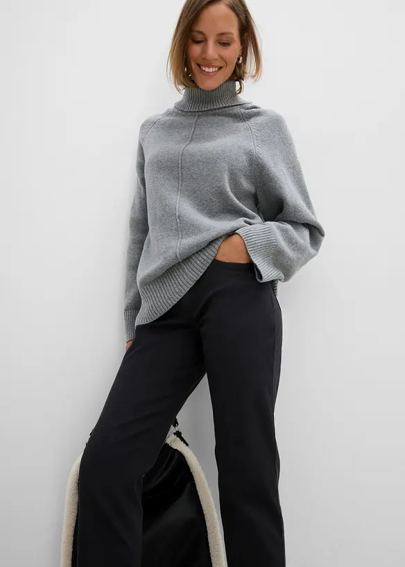 Straight Jeans Mid Waist, Stretch, bonprix