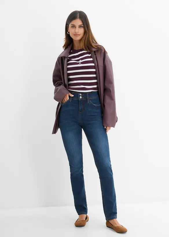 Slim Fit jeans High Waist, Comfort Stretch, bonprix