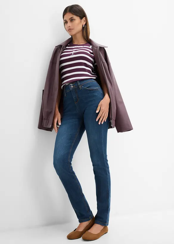 Slim Fit jeans High Waist, Comfort Stretch, bonprix