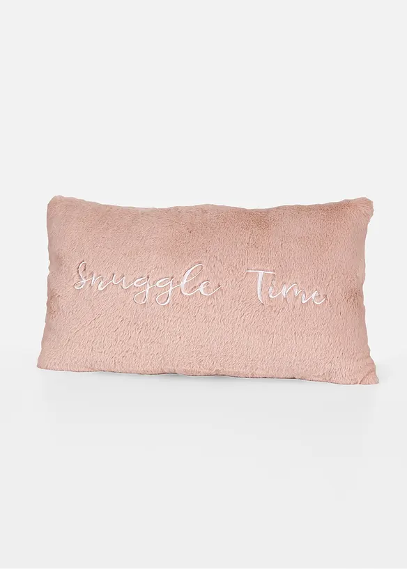Prydnadskudde med textbroderi, bonprix