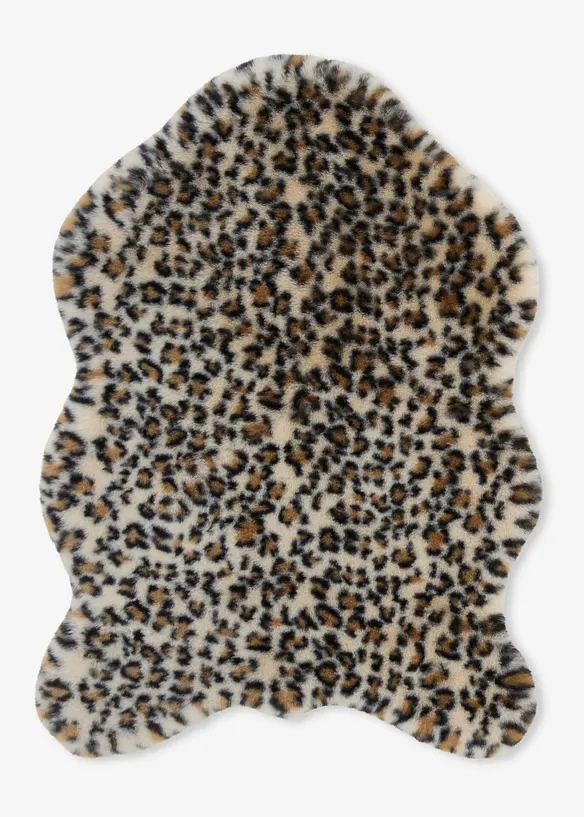 Leopardm&ouml;nstrad fuskp&auml;lsmatta, bonprix