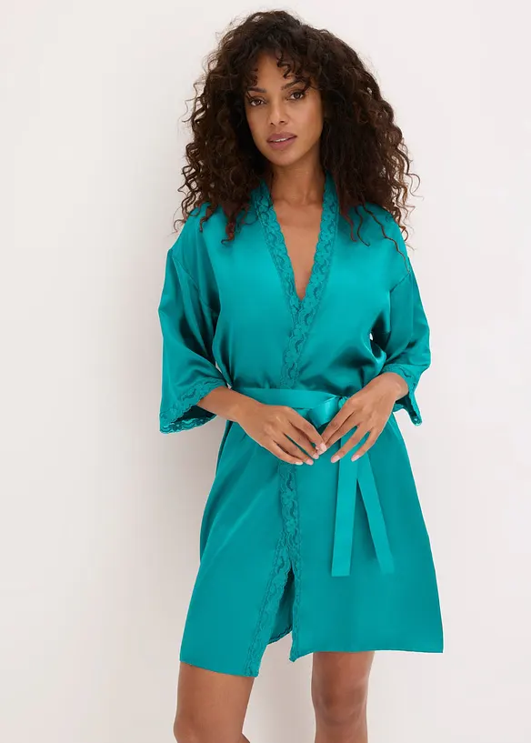 Kimono i satin, bonprix
