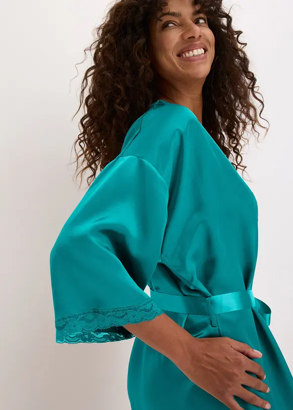 Kimono i satin, bonprix