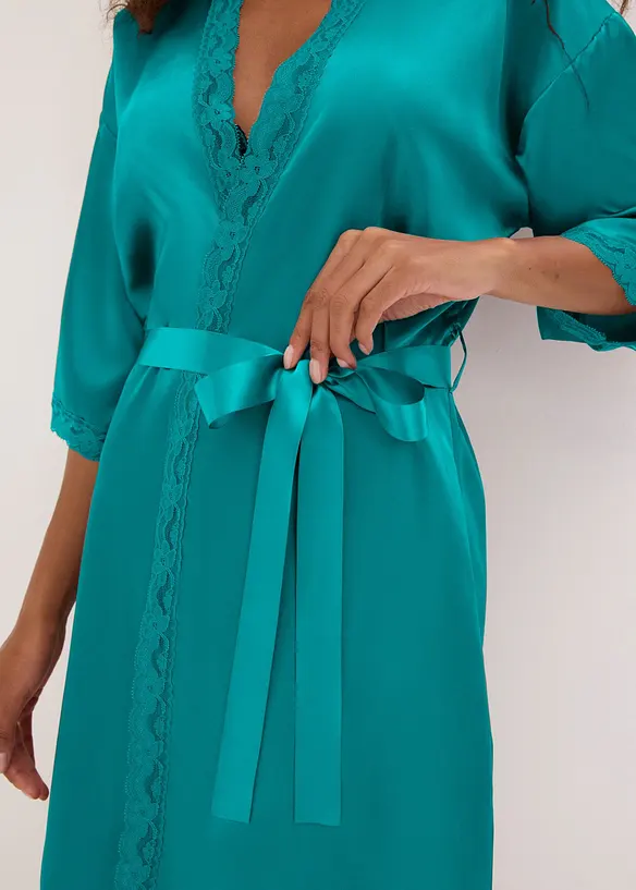 Kimono i satin, bonprix
