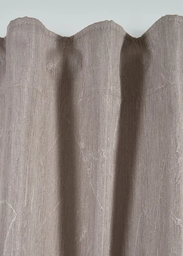 M&ouml;rkl&auml;ggande gardinl&auml;ngd i l&auml;tt glansig jacquard (1-pack), bonprix