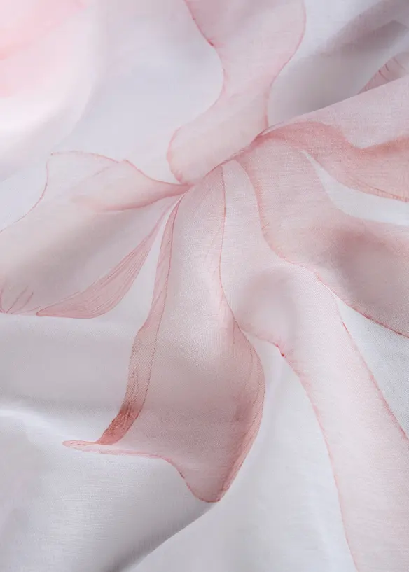 Gardin med l&auml;tt struktur och &aring;tervunnen polyester (1-pack), bonprix