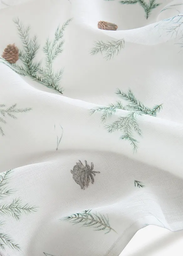 Gardin med l&auml;tt struktur och &aring;tervunnen polyester (1-pack), bonprix