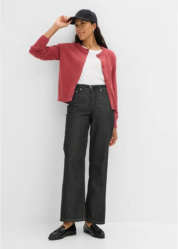 Straight Jeans Mid Waist, bonprix