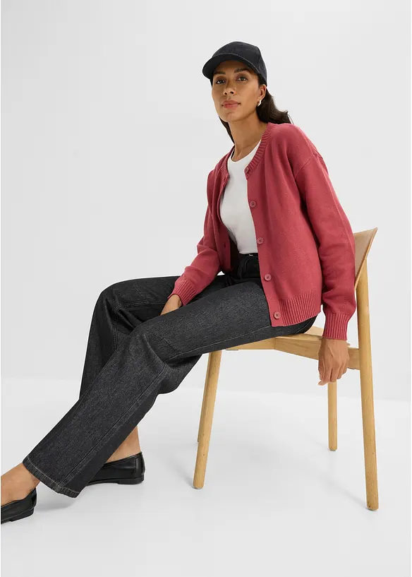 Straight Jeans Mid Waist, bonprix