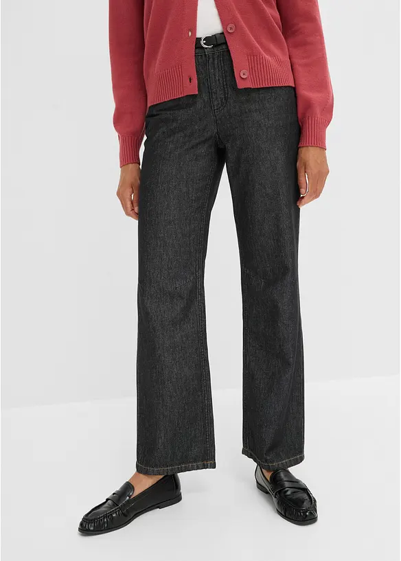 Straight Jeans Mid Waist, bonprix