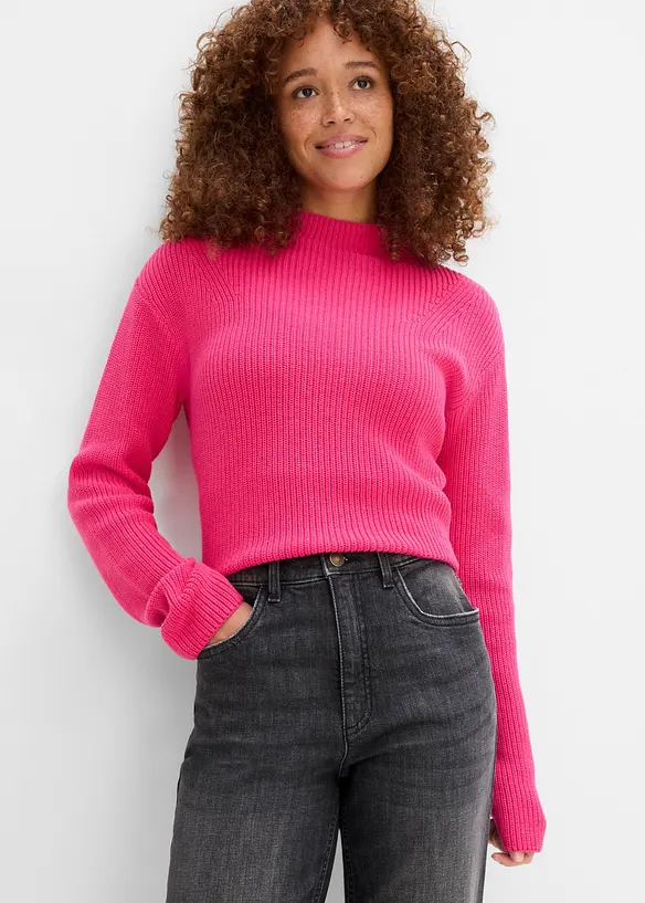 Mom Jeans High Waist, cropped, bonprix